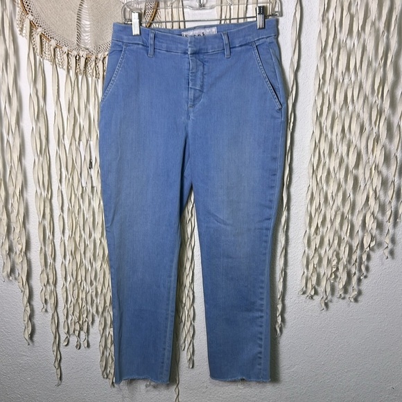 Frank & Eileen Light Wash Denim Wicklow Pant Size 4 - Picture 3 of 12